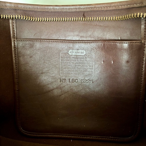 Coach vintage Rich Brown Leather Laptop Document Sleeve portfolio bag - Picture 10 of 14